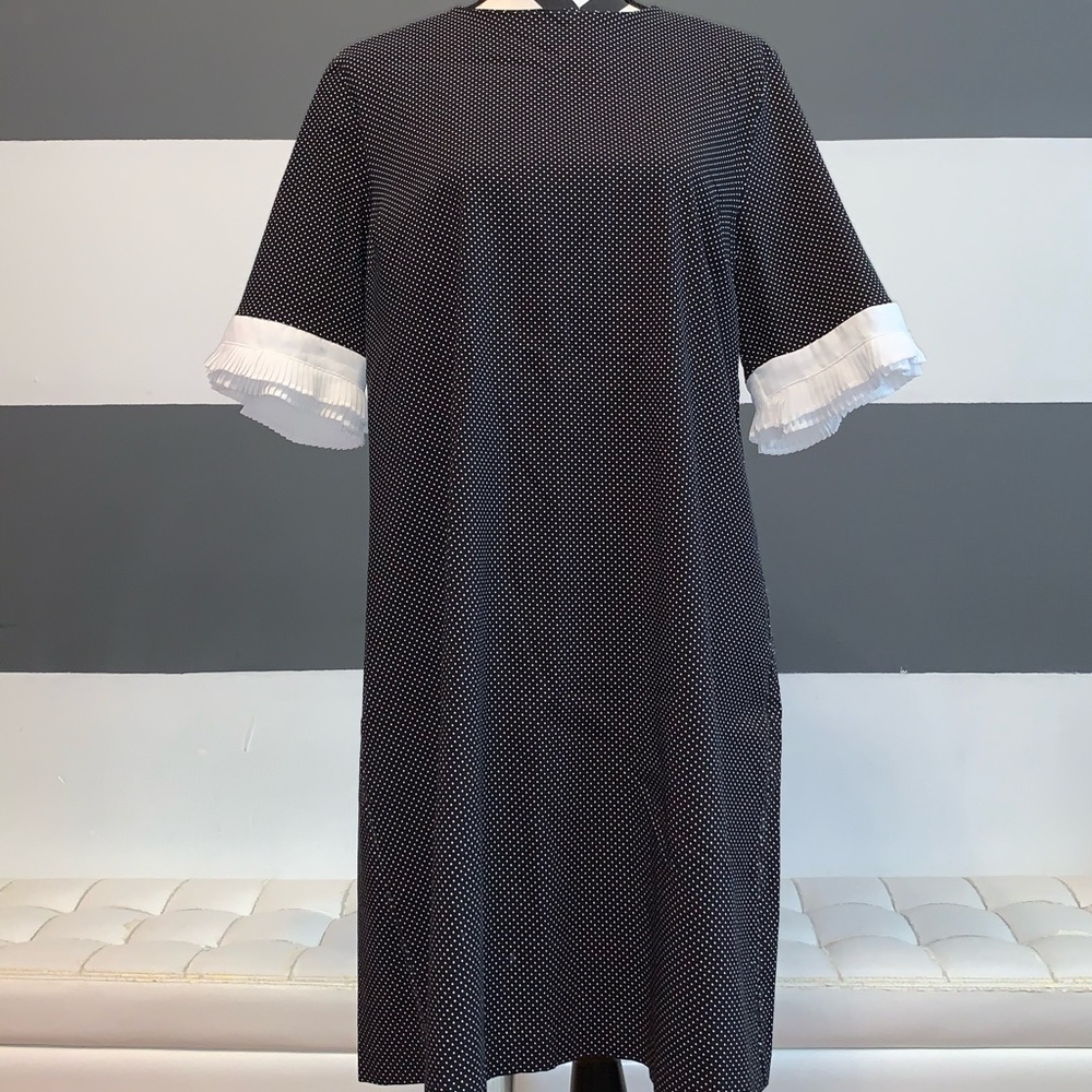 New York & Company polka dot black/white dress XL